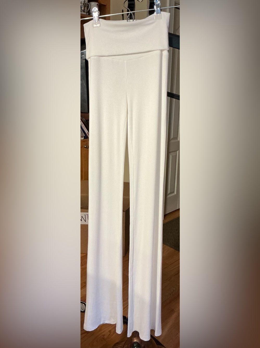SKIMS Soft Lounge Fold Over Ribbed Pants